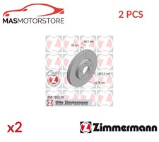 BREMSSCHEIBEN SATZ PAAR VORNE ZIMMERMANN 250135220 2PCS P FÜR VOLVO V50,S40 II