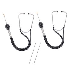 Lamoutor 2pcs Automotive Mechanic Stethoscope Engine Tool Black Lamoutor 2pcs Automotive Mechanic Stethoscope Engine Tool Black