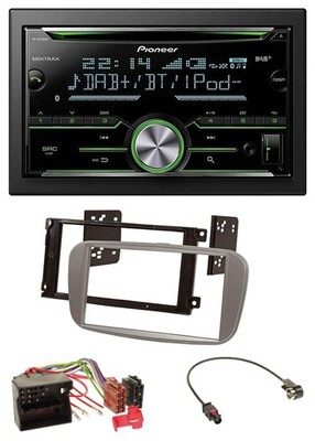 Pioneer Bluetooth MP3 DAB 2DIN USB CD Autoradio für Ford Mondeo 07-14 S-Max silb
