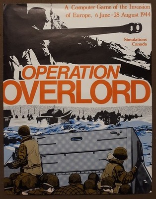 Operation Overlord by Simulations Canada for IBM PC Series 3.5 disk