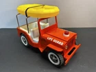 1969 Orange Tonka Lifeguard Jeep No.2306 nice condition; 1 yr only
