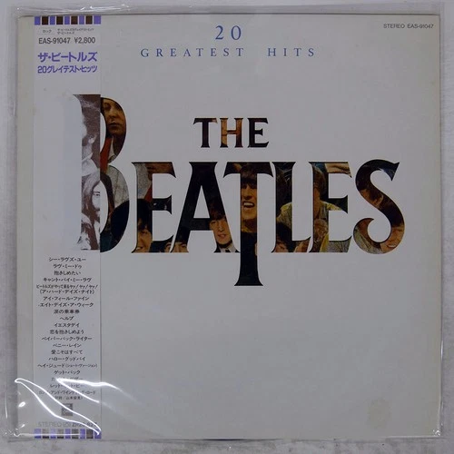 BEATLES 20 GREATEST HITS ODEON EAS91047 Japan OBI VINYL LP