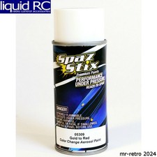 Spaz Stix 05309 Color Change Aerosol Paint Gold/Red 3.5oz Can