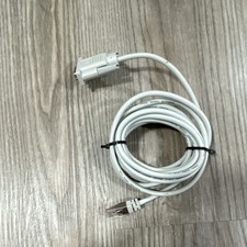 RJ-45 8P8C to DB-9 Female Serial Round Cable White 15-19 ft 64052046