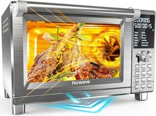 Nuwave Bravo XL Pro Air Fryer Toaster Oven with Grill Combo, 2025 New Ultra-Fast