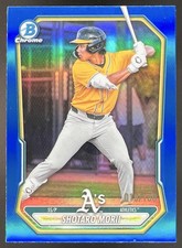 2026 Bowman Shotaro Morii Chrome Prospects Blue Refractor #/150 Athletics