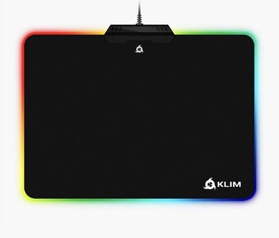 KLIM Mauspad RGB Chroma - Gewebe mit hoher Genauigkeit 