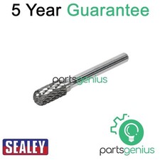 Image of Sealey Cylindrical Ball Nose Tungsten Carbide Rotary Burr 10mm SDB02