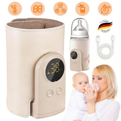 Flaschenwärmer Baby Tragbarer Flaschenwärmer Unterwegs Schnellladung Milchwärmer