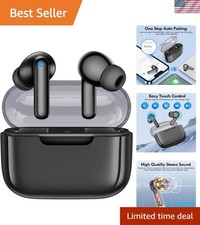 Wireless Earbuds, Bluetooth 5.3 in Ear Buds Light Weight Headphones with Deep...