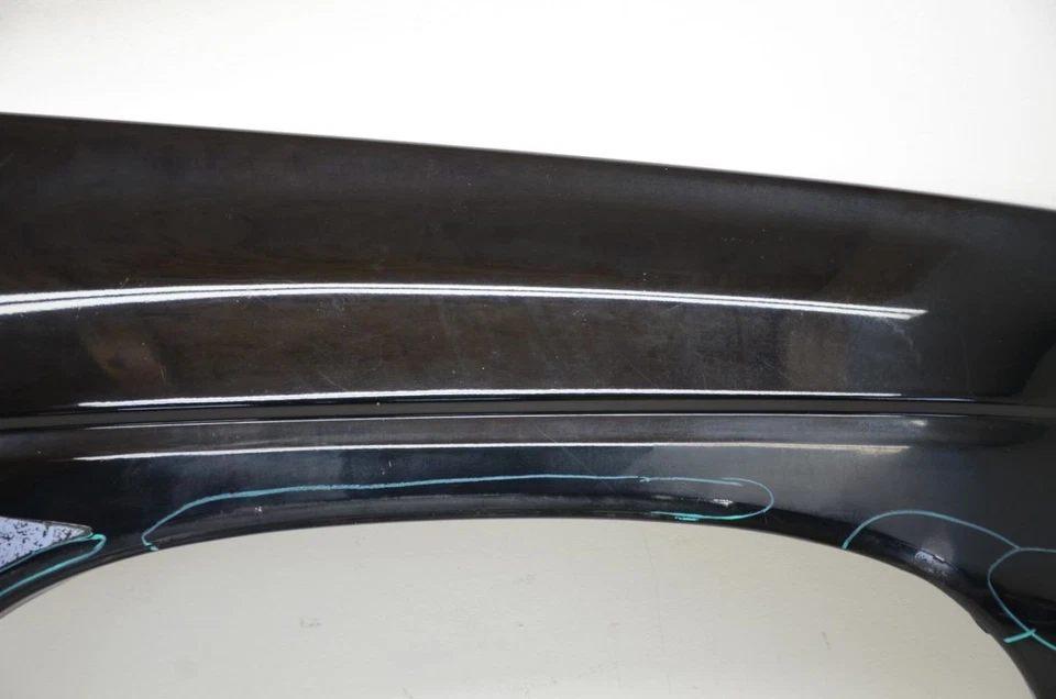 91-97 Nissan Pickup D21 Black Passenger Right Front Fender Assembly - Image 3 of 4