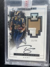 2016 Panini Impeccable Elegance Todd Gurley Patch Auto 15/99