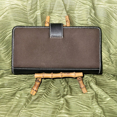 Baekgaard Tobacco Brown Travel Organizer Snap Closure Inside Zip NWT 
