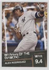 2020 Topps Warriors of the Diamond Gold 15/50 Alex Rodriguez #WOD-9 7k6