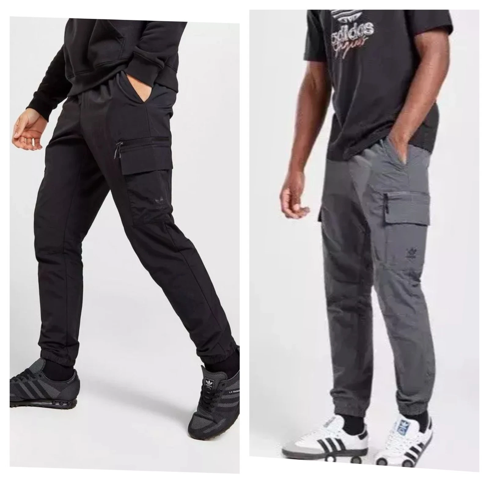 Adidas Trefoil Essentials Woven Cargo Tracksuit Bottoms Joggers Trousers RRP £60
Opens in a new wind