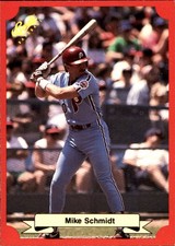Mike Schmidt 1988 Classic Red #167 Phillies FREE SHIPPING AutographDen