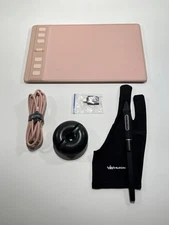 PINK HUION Inspiroy 2 Small Drawing Tablet Digital Art Display Sketch Pad H641P