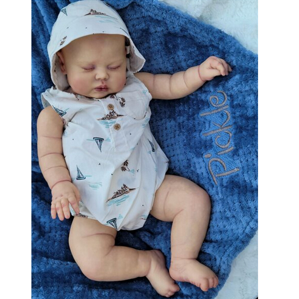 【リボーンドール】 PICKLE Reborn Baby PICKLE by Jackie Joly With Full Limbs, Chunky Baby at
