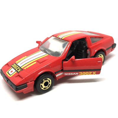 Hot Wheels Nissan 300ZX 1984/1985 Red Blackwall Gold Rims - Made