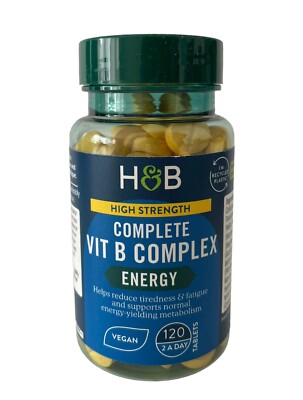 Complete VIT B Complex Energy 120 Tabletten Vitamin Holland&Barrett Vegan Mineralien