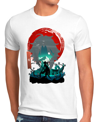Xiao Herren T-Shirt genshin fantasy teyvat