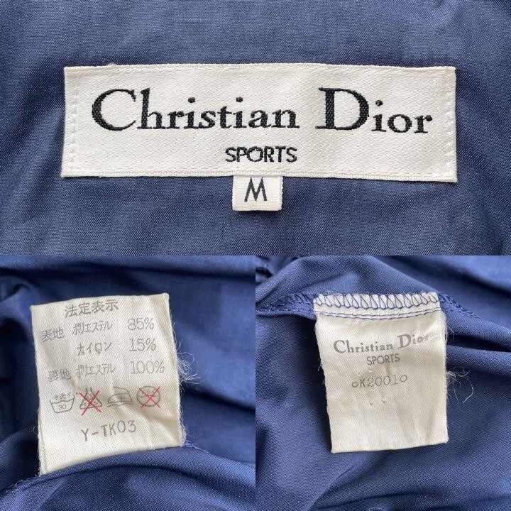 Christian Dior SPORTS M ネイビー スタジャン Christian Dior Sports Vintage Logo Jacket #M Polyester Navy