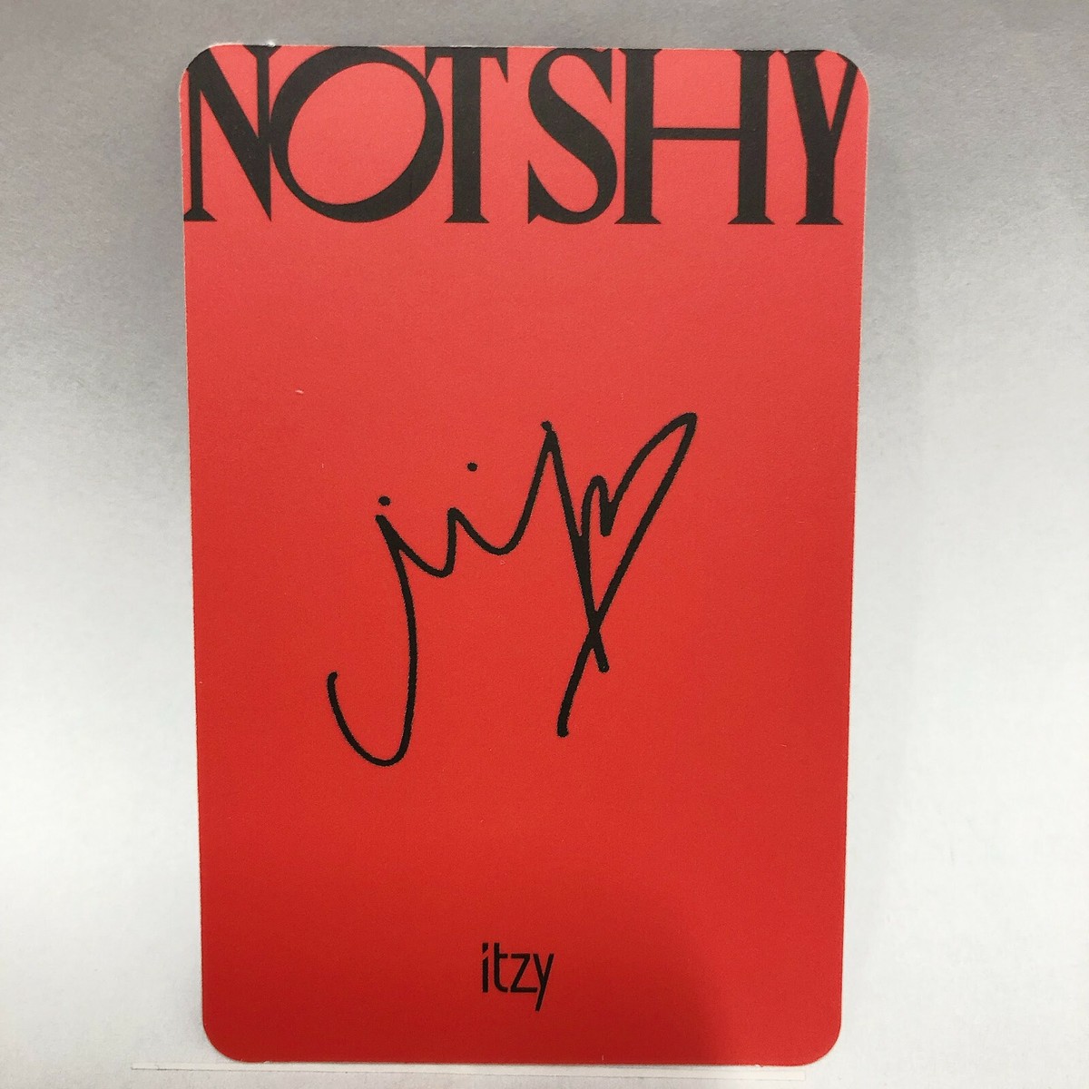 Itzy Chaeryeong Official 3rd Mini Album Not Shy Photocard