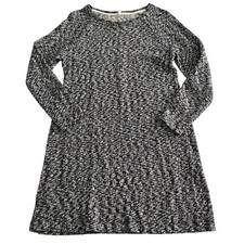 Lou & Grey Women Marled French Terry Jersey Dress Size S Preppy Classic Nautical