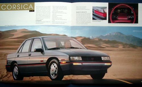 Prospekt brochure 1988 Chevrolet Corsica (USA) - Bild 2 von 2