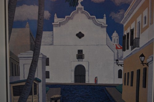 VTG 80'S FRAMED SIGNED LUIS CAJIGA COLOR PRINT OF SAN JOSE CHURCH, SAN JUAN, PR - Picture 10 of 24