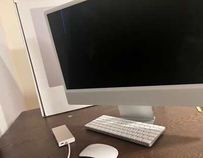 Apple iMac 24'' (256GB SSD, Apple M1, 3.20GHz, 8GB, 7-Core GPU) Silver -...