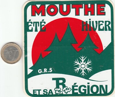 STICKER . MOUTHE Regionalism. Oldies - Vintage