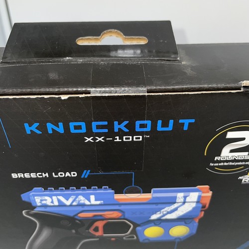 Set Of 2 Nerf Rival Blue Knockout XX-100 Blaster 90 FPS 1 Red, 1 Blue. New - Picture 6 of 12