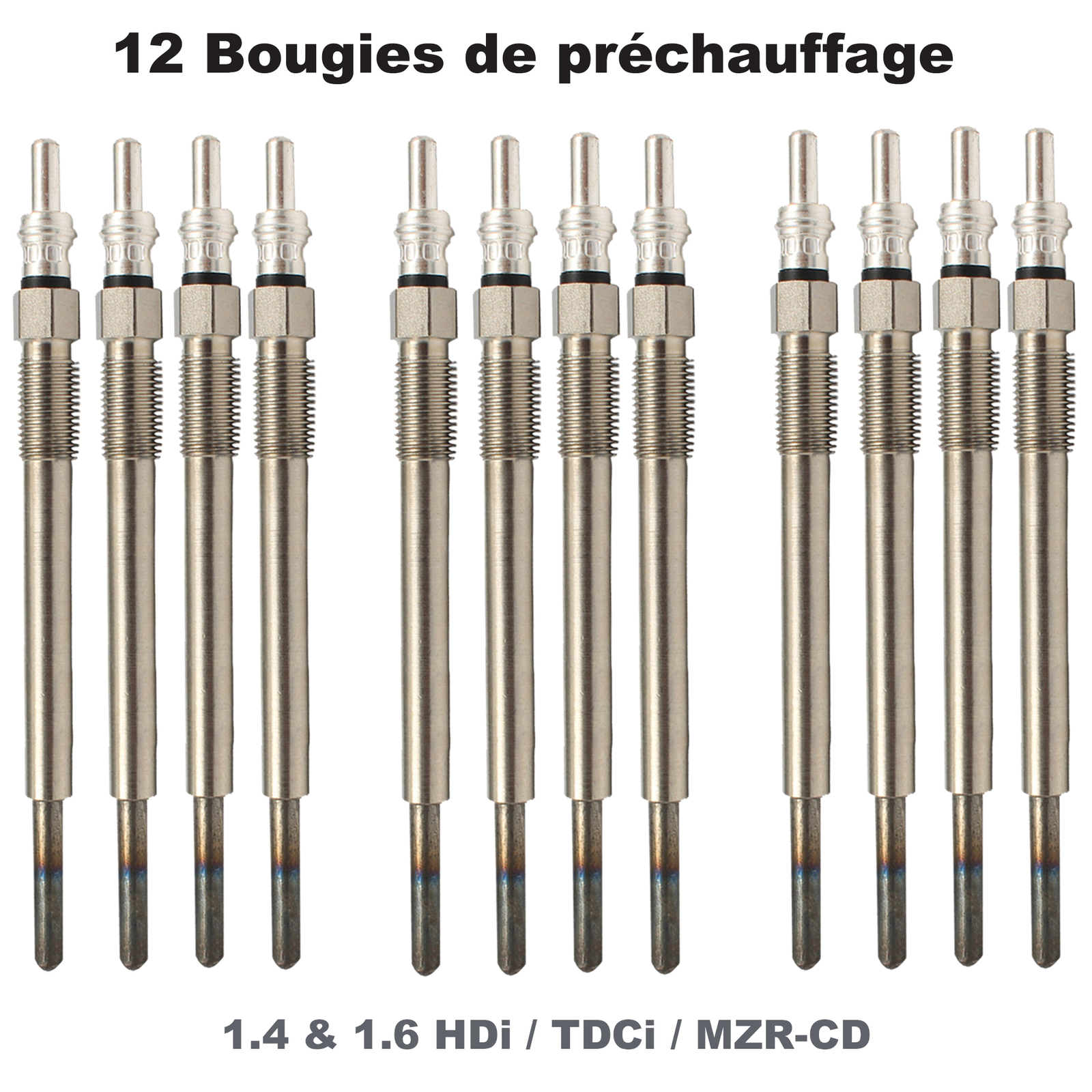 Bougie de préchauffage 1.6 HDi 0100276012 réduction des fumées - 3