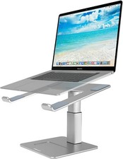 Laptop Stand Adjustable for Desk Ergonomic Aluminum Holds 11-17in Computer