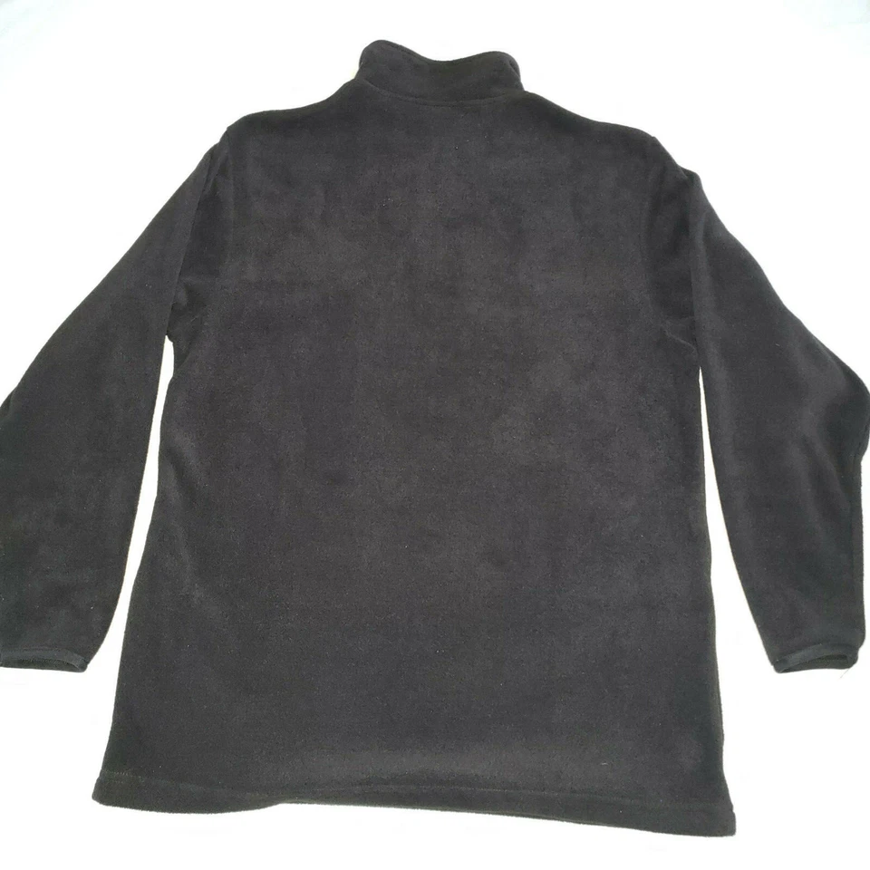 Chaqueta polar vintage de los Juegos Olímpicos de Estados Unidos para mujer suéter negro mediano 1/4 cremallera JC Penney Foto 2 de 4