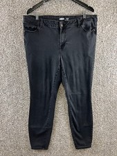 Old Navy Rockstar Super Skinny High Rise Women's Size 20 Black Jeans Stretch