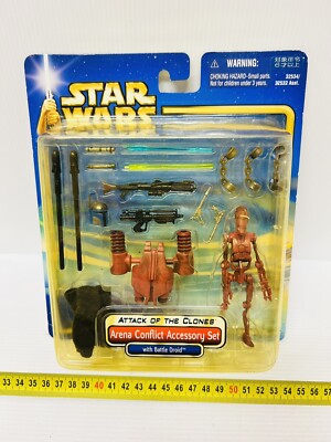 Star Wars Attack On Clones With Battle Droid Hasbro Action Figure New