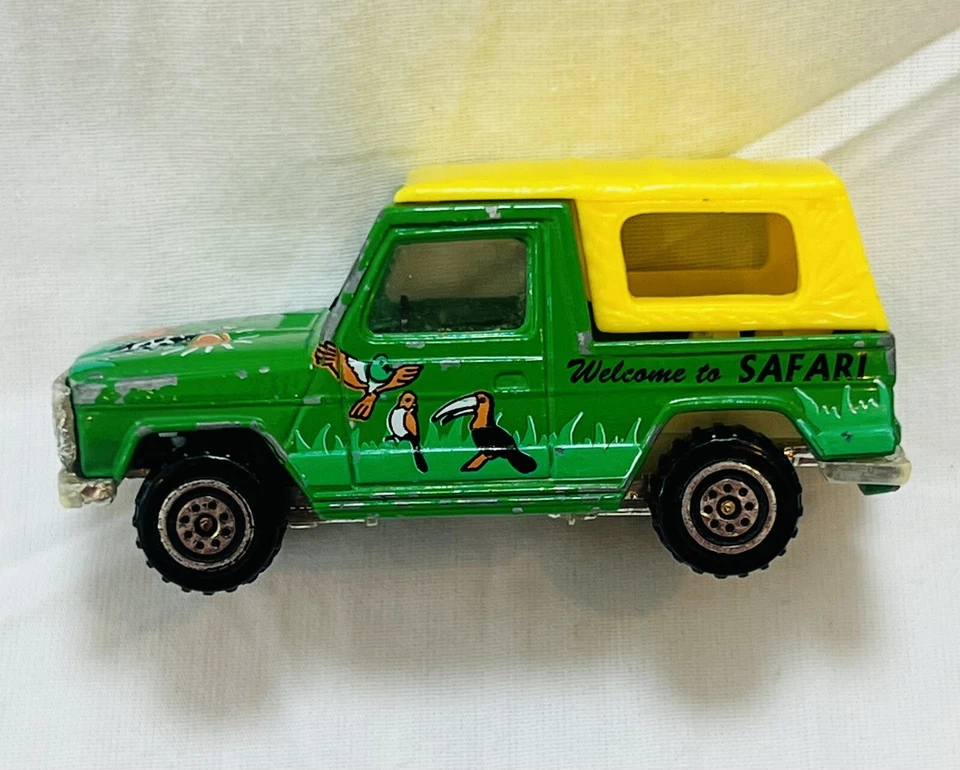 Mercedes MB G-Wagon Realtoy 1/57 Die Cast Car Green Safari SUV Jungle Cruiser Foto 2 de 4