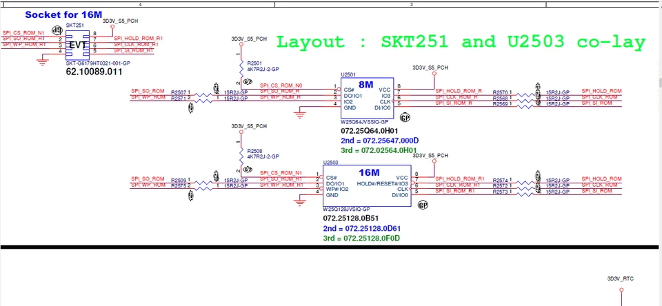 BIOS for Dell Latitude 3410, 3510 Dual Bios Chip for MB: CML UMA 6L 19746-1  (!) - Image 3 of 4