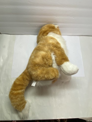 TB Trading Vintage Orange Tabby Cat Plush Hard Nose Wal-Mart Limited Realistic  - Picture 14 of 15