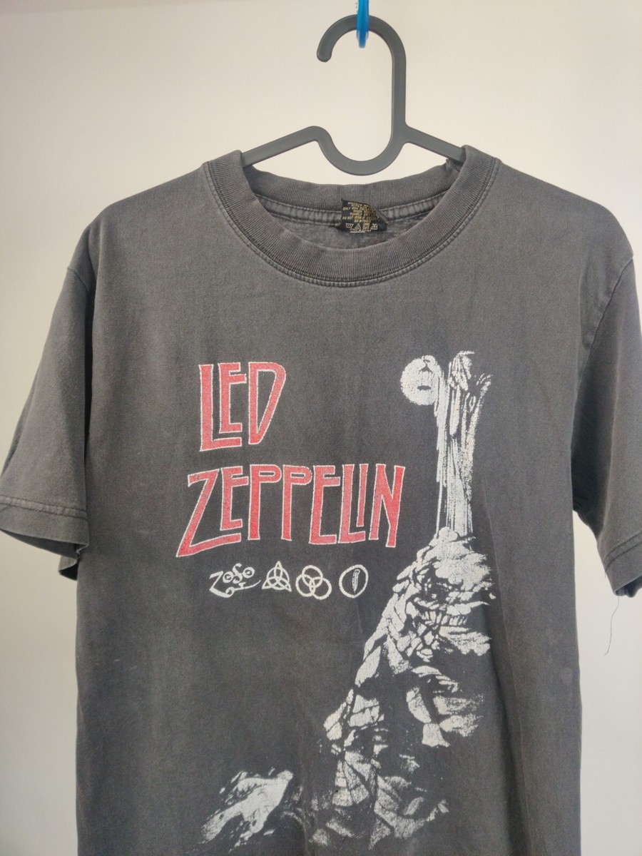 Led Zeppelin Stairway To Heaven Gold Series Ch Shirt Small 90s