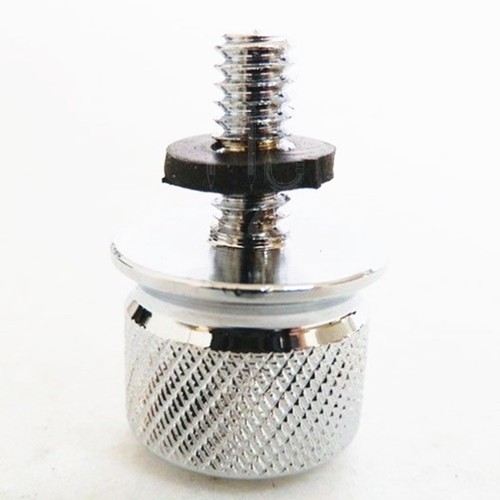 Chrome Billet Aluminum Knurled Seat Bolt For Harley Sportster Dyna Touring 96-15 - Picture 6 of 6