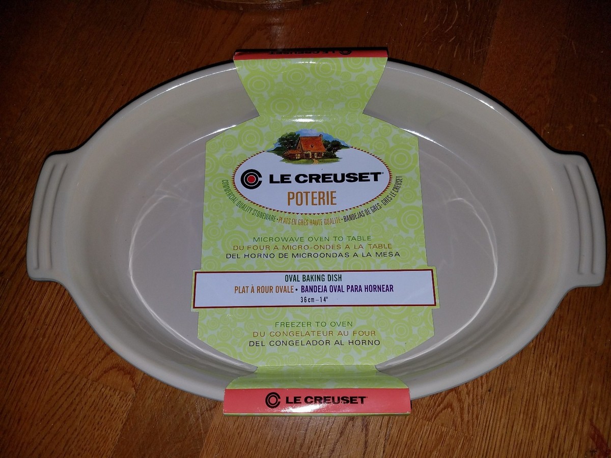 Le Creuset Sky /Light Blue Oval Baking Dish 14 inch | eBay