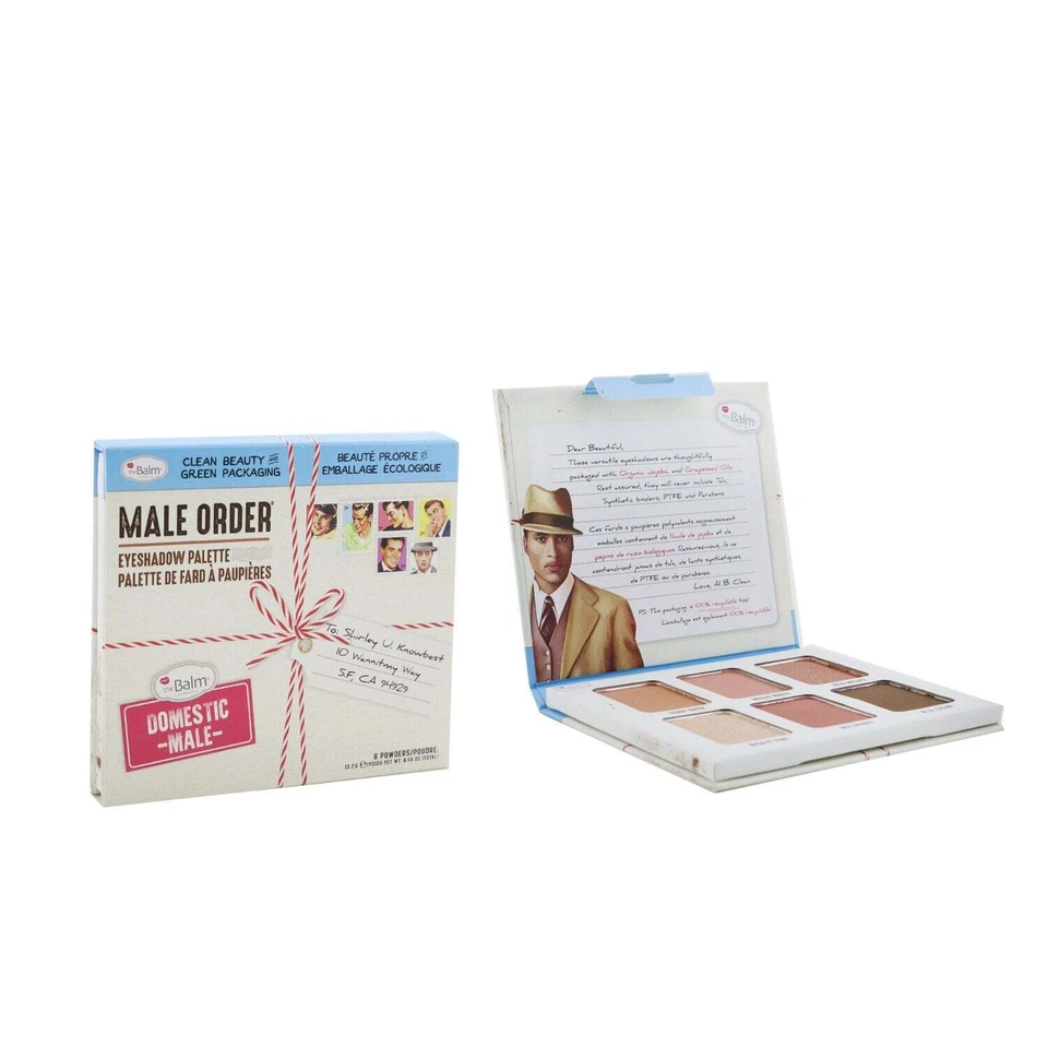 TheBalm Male Order Eyeshadow Palette (6x Eyeshadow) - # Domestic Male  13.2g/... - Image 2 of 4