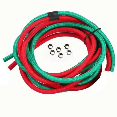 Replacement Hoses & Clamps: Oxy/Acetylene or propane Mini Torch, 1/8
