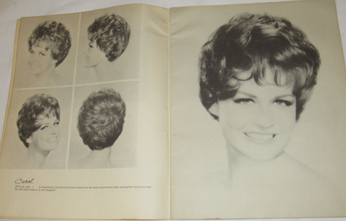 VINTAGE 1966 HAIR STYLING BOOK! 14 HOLLYWOOD HAIRSTYLES FOR '66! FULL PAGE PICS! - Picture 6 of 20