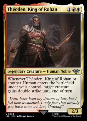 Magic the Gathering (mtg): LTR: Théoden, King of Rohan - Foil | eBay