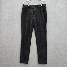 Curve Appeal Women Jeans 8 Black Jeggings Slim High Rise 28" Inseam READ