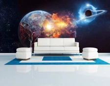 3D Cosmic Planet K11755 Wallpaper Mural Self-adhesive Removable Sticker Kay
